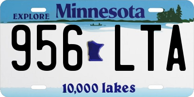 MN license plate 956LTA