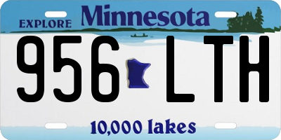 MN license plate 956LTH