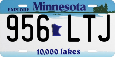 MN license plate 956LTJ