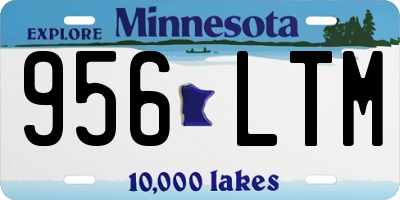MN license plate 956LTM