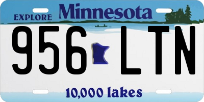 MN license plate 956LTN