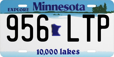 MN license plate 956LTP