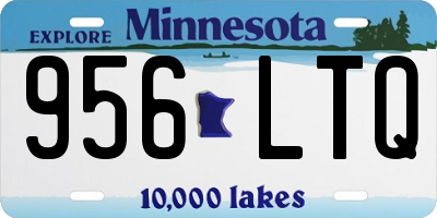 MN license plate 956LTQ