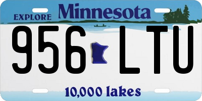MN license plate 956LTU
