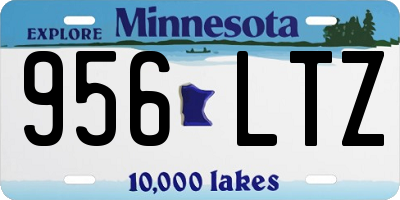 MN license plate 956LTZ