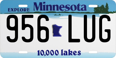 MN license plate 956LUG