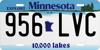 MN license plate 956LVC