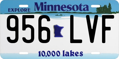 MN license plate 956LVF
