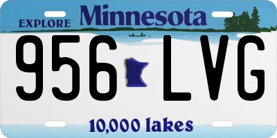 MN license plate 956LVG