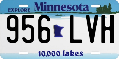 MN license plate 956LVH