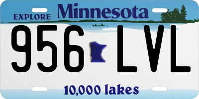 MN license plate 956LVL