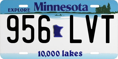 MN license plate 956LVT