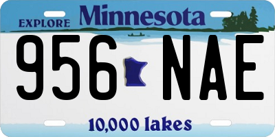 MN license plate 956NAE