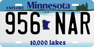 MN license plate 956NAR