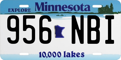 MN license plate 956NBI