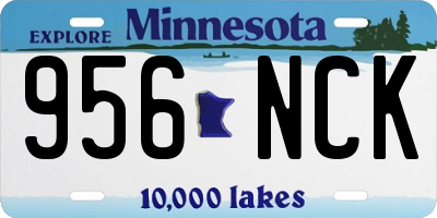 MN license plate 956NCK