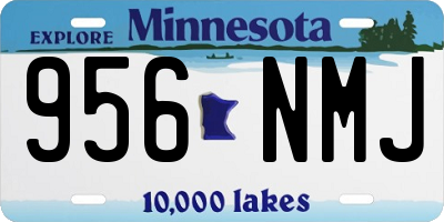 MN license plate 956NMJ