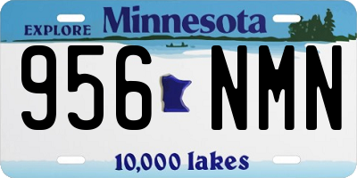 MN license plate 956NMN