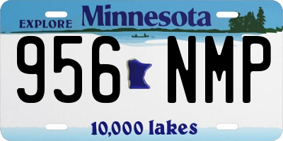 MN license plate 956NMP