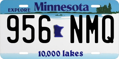 MN license plate 956NMQ