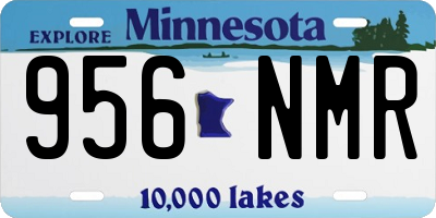 MN license plate 956NMR
