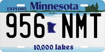 MN license plate 956NMT