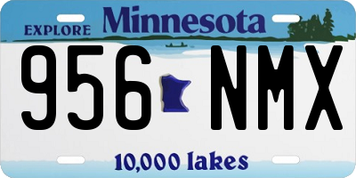 MN license plate 956NMX