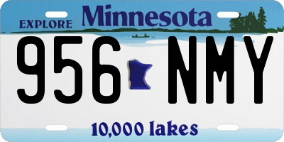 MN license plate 956NMY
