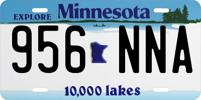 MN license plate 956NNA