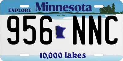 MN license plate 956NNC
