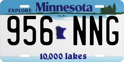 MN license plate 956NNG