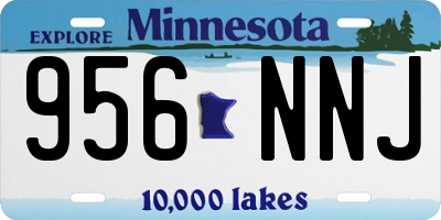 MN license plate 956NNJ