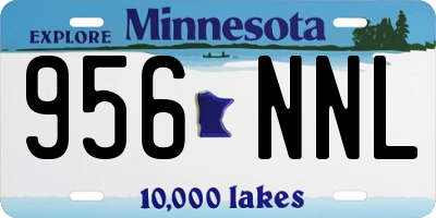 MN license plate 956NNL
