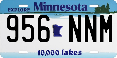 MN license plate 956NNM