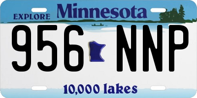 MN license plate 956NNP