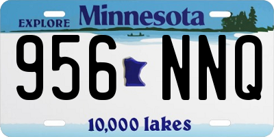 MN license plate 956NNQ