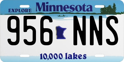 MN license plate 956NNS
