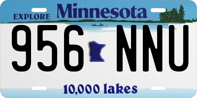 MN license plate 956NNU