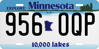 MN license plate 956OQP
