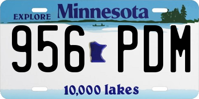 MN license plate 956PDM