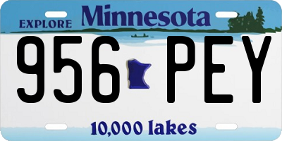 MN license plate 956PEY