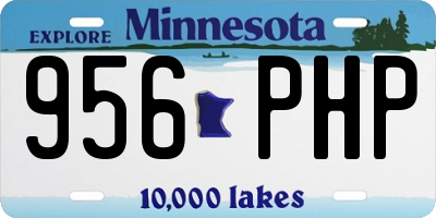 MN license plate 956PHP