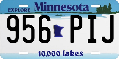 MN license plate 956PIJ