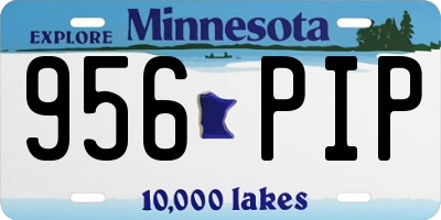 MN license plate 956PIP