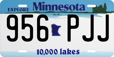 MN license plate 956PJJ