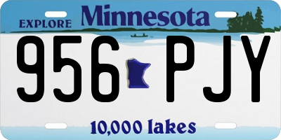 MN license plate 956PJY