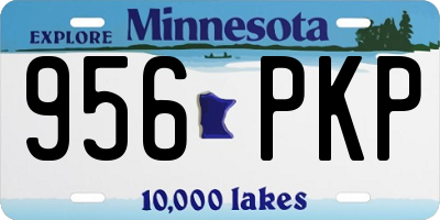 MN license plate 956PKP