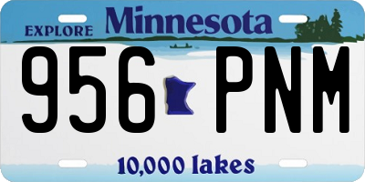 MN license plate 956PNM