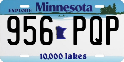 MN license plate 956PQP