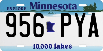 MN license plate 956PYA